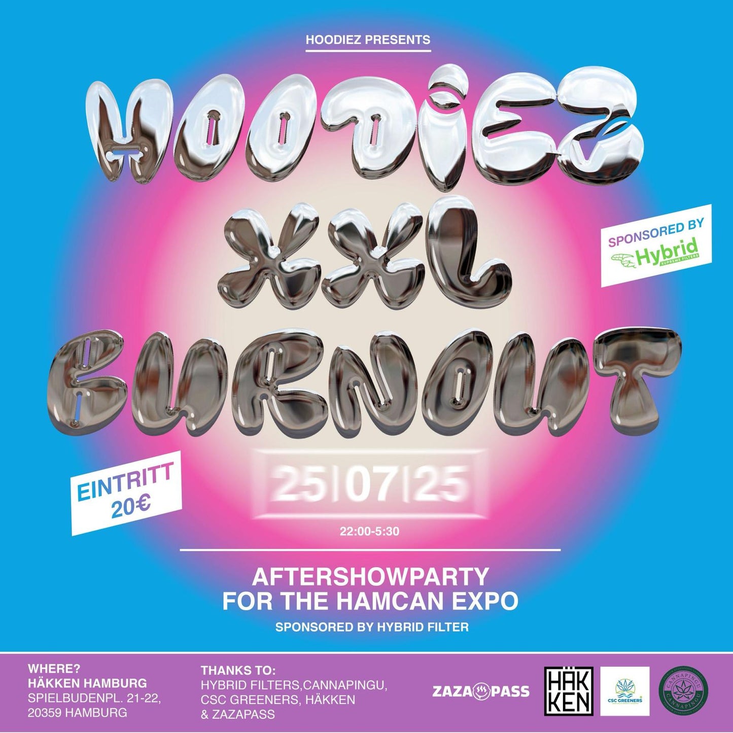 HOODIEZ XXL - 25.7. - GUESTLIST